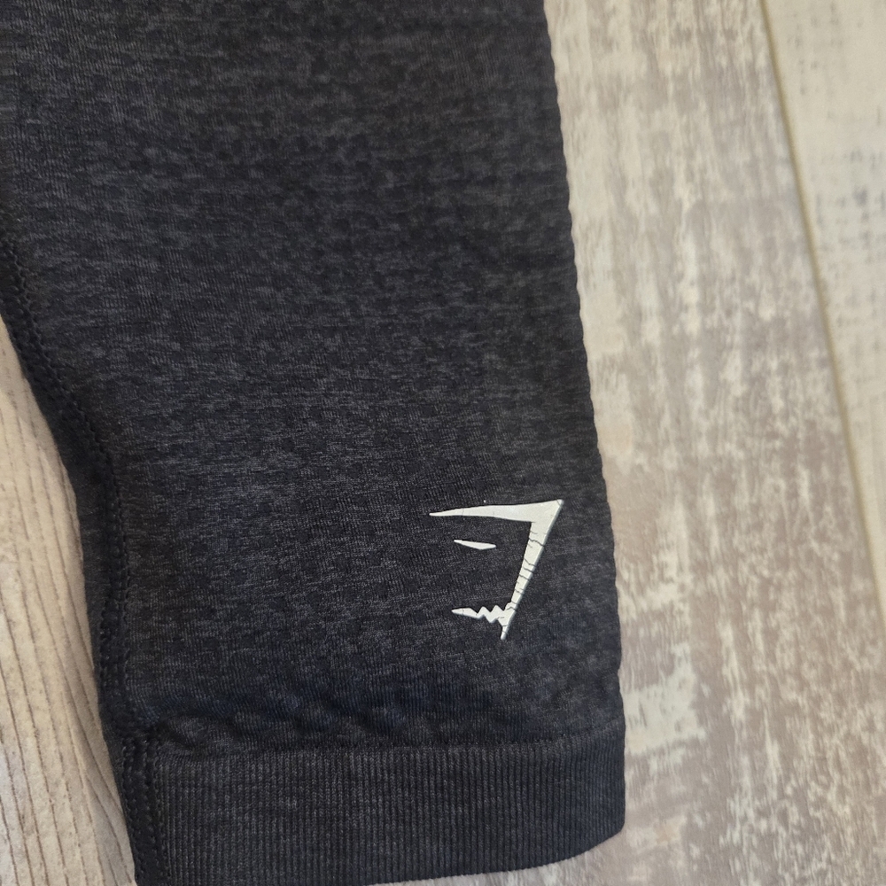 Gymshark Vital Seamless Charcoal High-Waisted Leggings - Picture 14 of 15